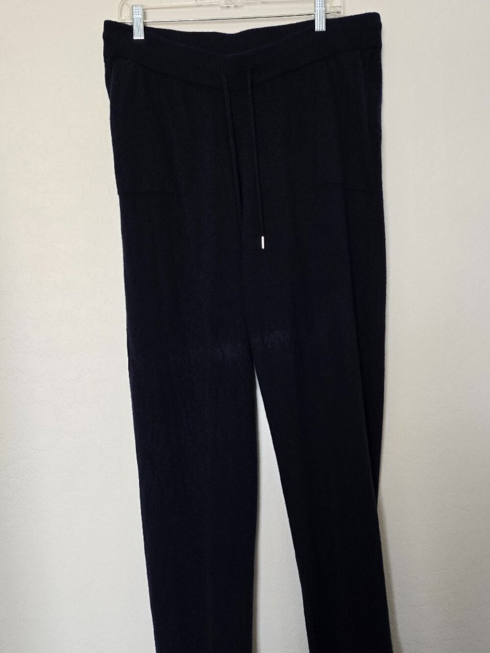 Quince 100% Mongolian Cashmere Straight Leg Pants Navy Women's XL